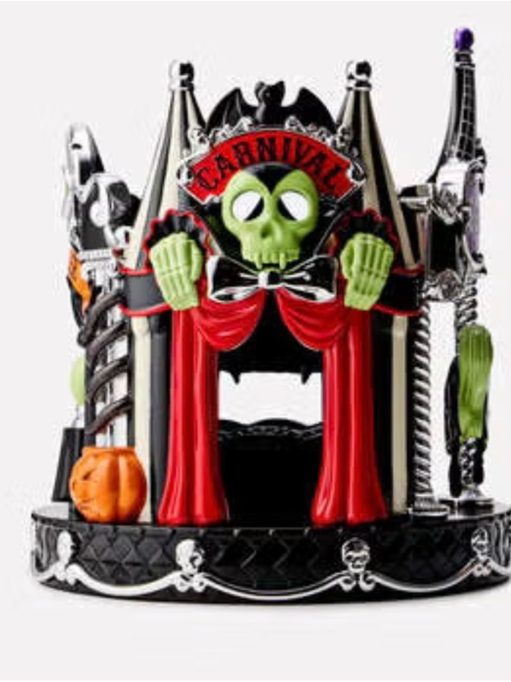 NWT IN HAND LIMITED RELEASE GLOW IN THE DARK CIRCUS LUMINARY CANDLE HOLDER